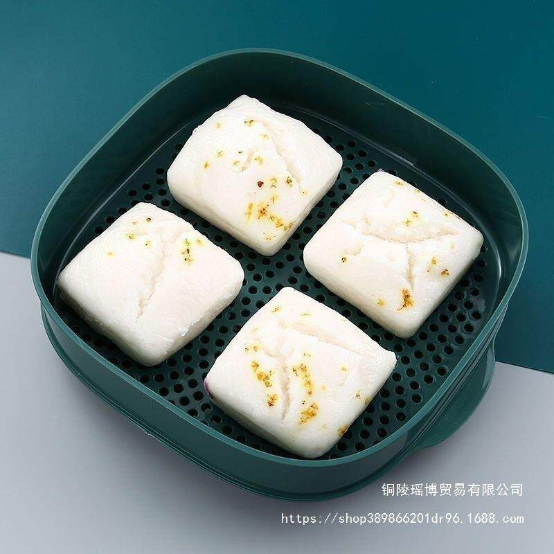 蒸笼蒸馒头20264米饭皿微波炉饭盒盒蒸带加包子专用家器用热盖翻