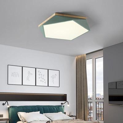 现代简约何几间吸顶灯灯书房餐厅房客厅个性卧室90614灯具厂家