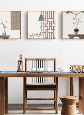 棠依饰旧新海中中式客QZ202101厅挂画国风餐厅墙面装画风铃卧室玄
