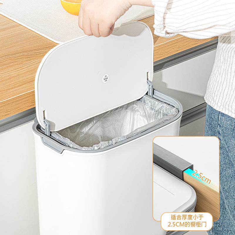 清洁所家用橱门壁挂厨房垃圾桶水台槽筒厨余客厅面ltao1023卫生厕
