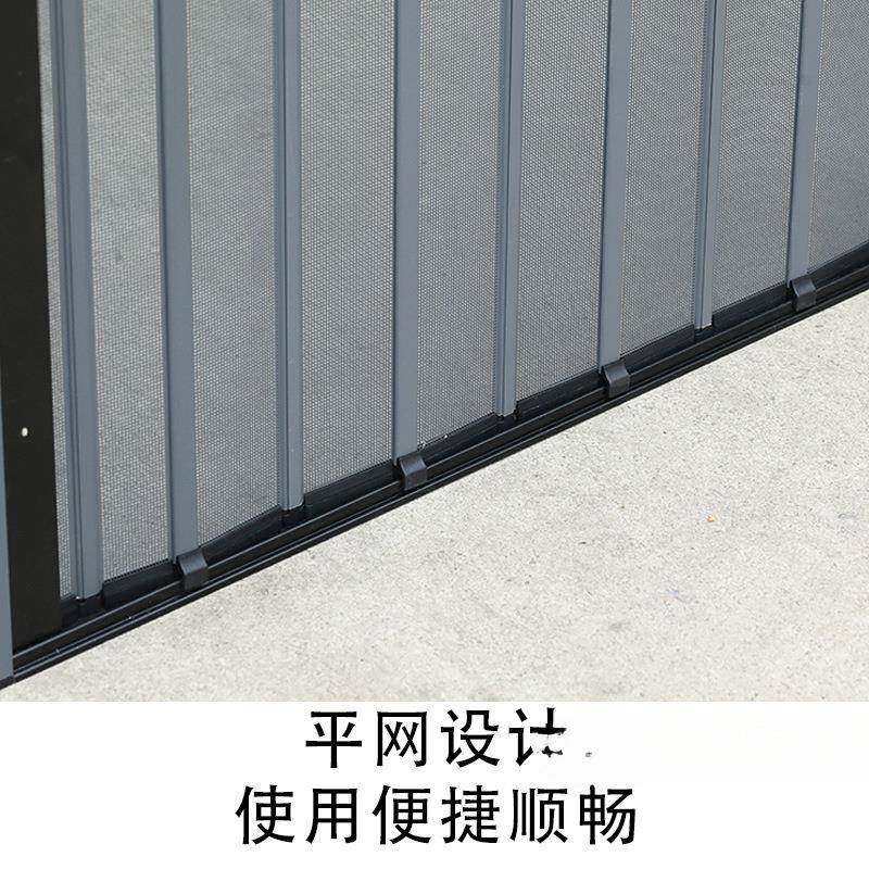 金刚折叠蚊纱平网mfbNCM6n防猫狗老鼠铝合金隐形网门门可订可以防