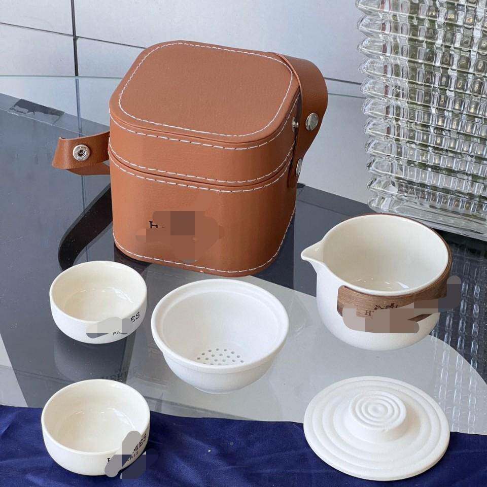 粗陶便携旅558茶具套装，演绎非的凡茶旅韵行之。