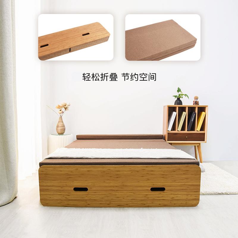 用十八省纸折叠纸床多途形空隐间伸缩风琴床沙发BD08-2单人床小户