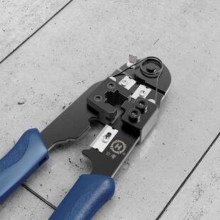 三堡284210C网线头钳家用网络8P水晶五类线6超网线钳剪切剥压线钳