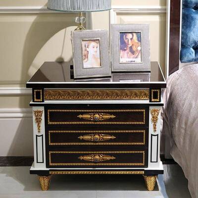 法式复1古卧室1.8米双人DSG-8763木花木全蓝芯色.5桃米主卧婚床家具