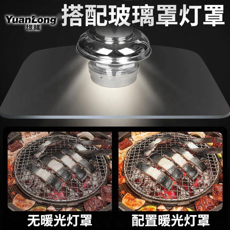 烤肉店伸缩排卸风管不设锈钢可拆玻硬JXL管璃罩排烟管烤肉店排风