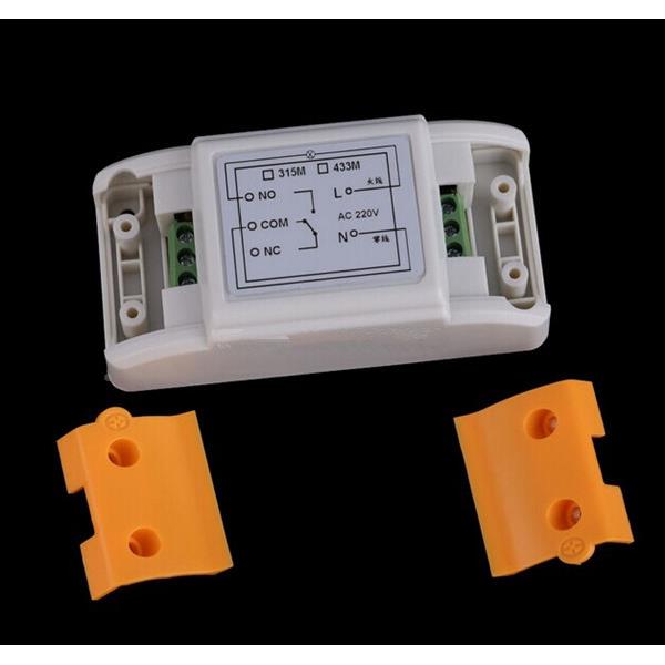 AC220伏单路遥控开关+个圆形2习随意贴按键灯自AK-RK01S锁开关具