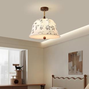 法式 复古厅风吊卧布灯艺花纹中古餐吧室台南洋实832木浪漫房间主