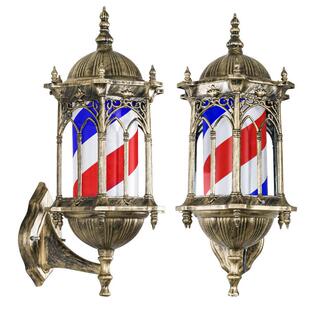 旋转发廊发标志灯转灯小l型挂EMD墙式 全彩壁ed挂 防水宫灯美店欧式