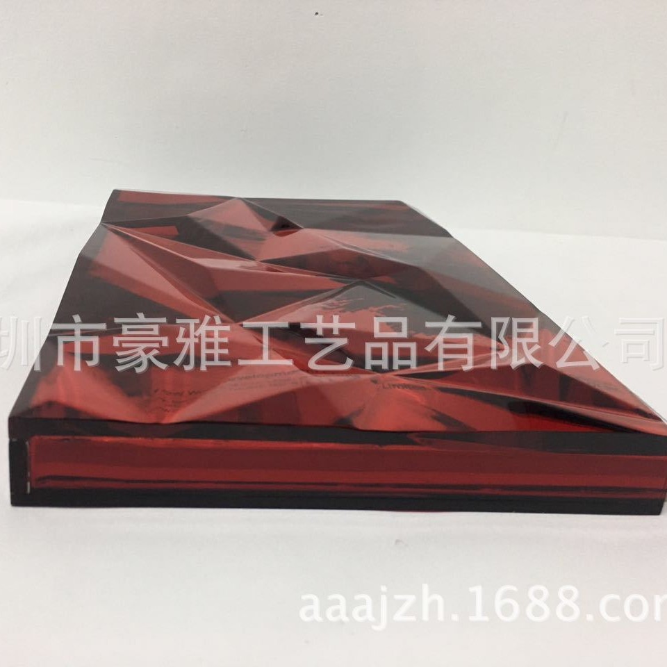 树脂仿冰块工艺品 亚克力仿冰山工艺品 仿冰块书套 仿冰块效果