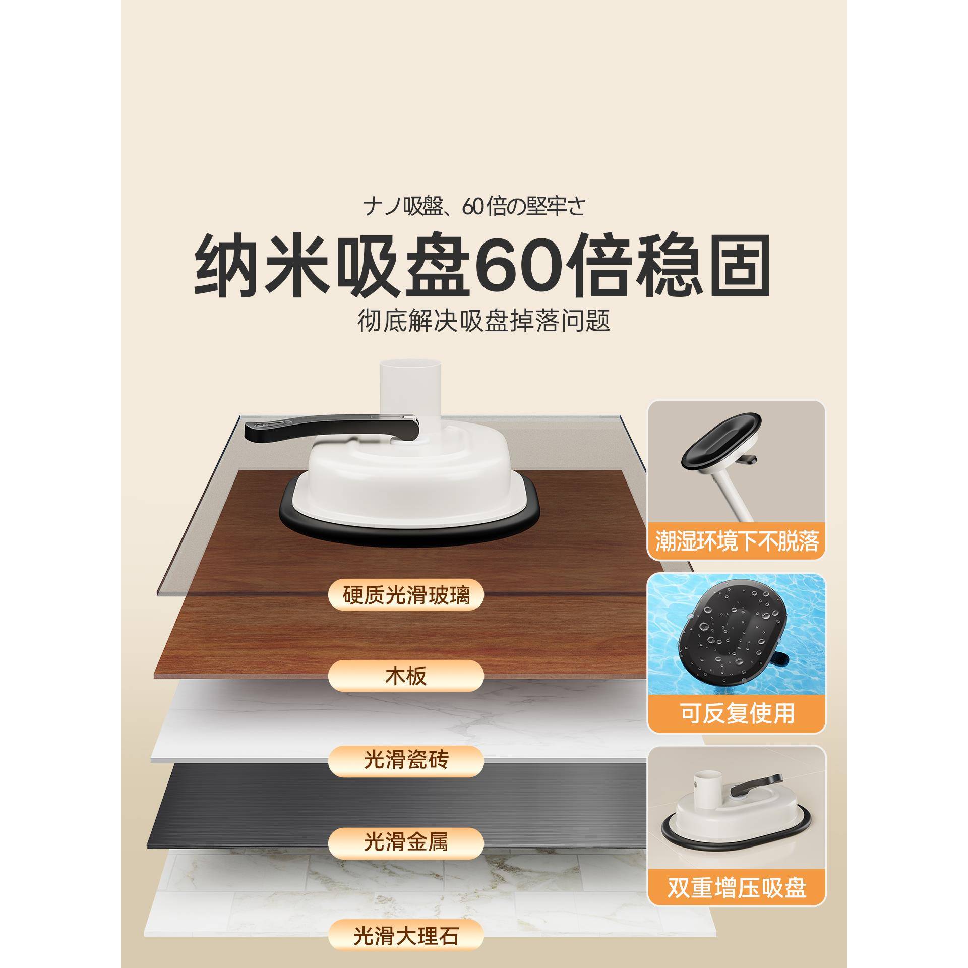吸盘断折浴帘隔帘F9956T97弧防水浴室防霉速干免打孔卫生间形隐叠
