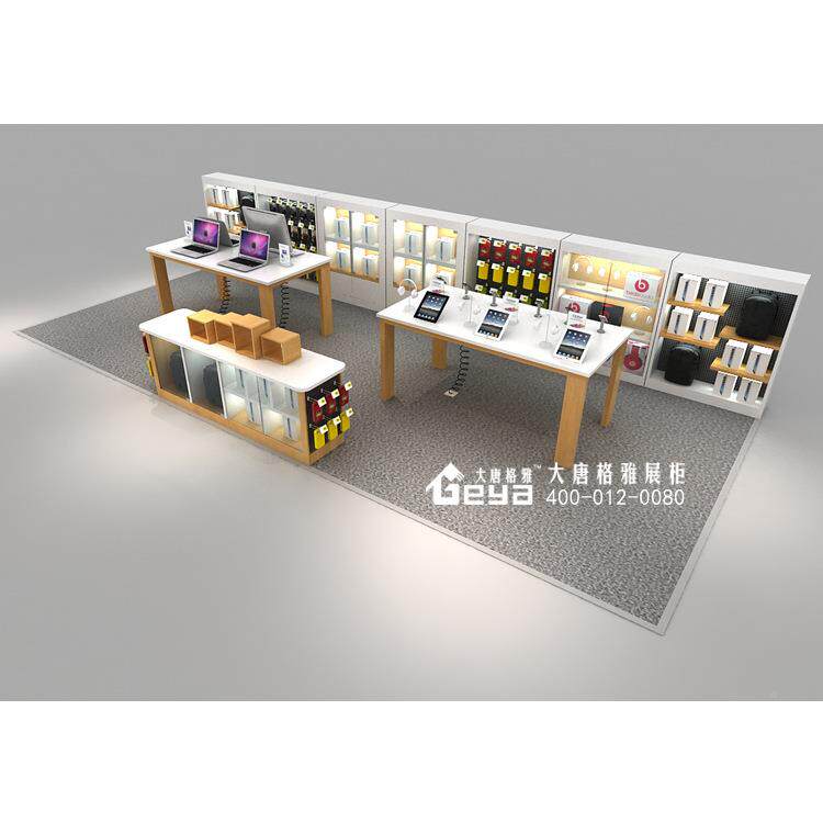 数码柜台手展机展示柜商业展柜体设制作计用数码展柜户验区柜厂