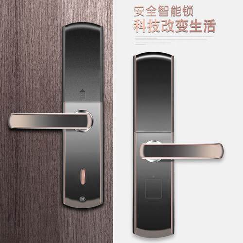 家JH-zn200用防盗门智能锁电动子密码锁门锁自纹下大滑盖指锁