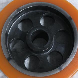 输送线车立体车胶库驱动轮脚智能库升降驱272动轮轮轴承包聚氨酯