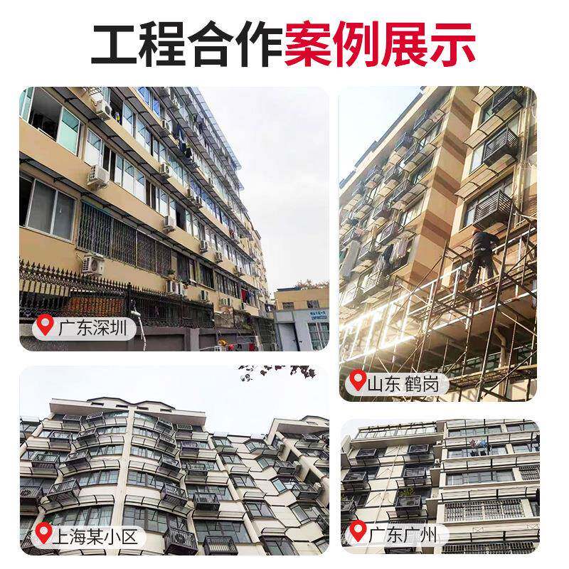 雨棚JJJ家用雨搭遮雨遮阳挡雨板户檐外防雨窗户阳台雨篷铝合金屋