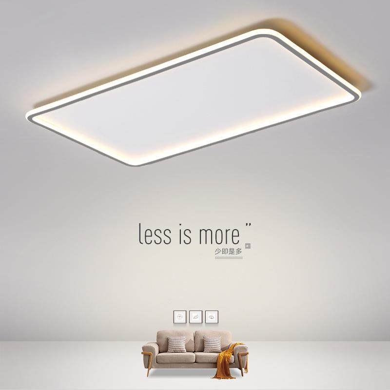 客厅灯简约现代大气北欧风格灯具长方形大灯led吸顶灯2025年新款