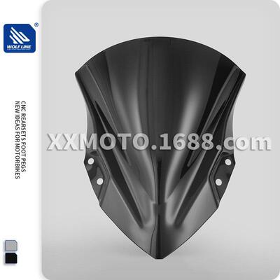 适用用KAWASAKINinja40018-忍者400改装前挡风挡风玻璃风挡