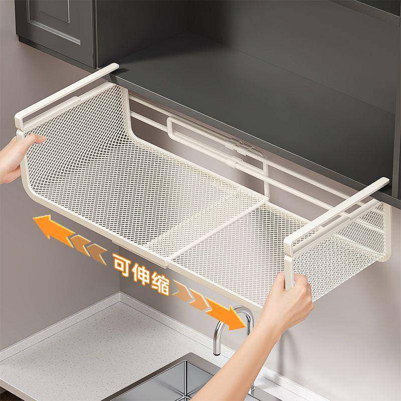 可伸缩下挂篮桌柜宿舍床边收纳架子衣柜壁挂免打孔置物架神器,纺织面料/辅料/配套,纺织机械配件,淘宝优惠券,粉丝福利购,淘宝优惠卷