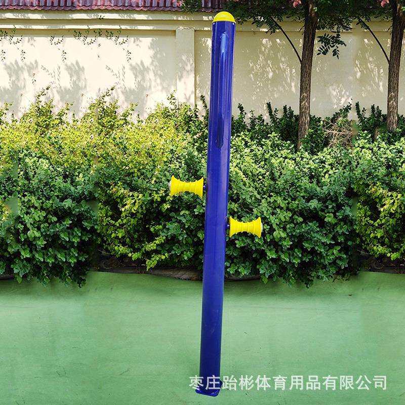 磨腿杠健身器材小区公园老人腿部健身路径按摩揉捏滚轮健身器材