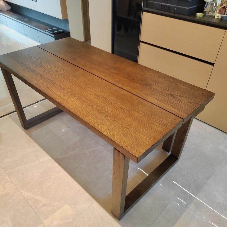 严选莫比恩餐桌实木长方形家用吃饭桌椅简约餐厅饭馆原木大板桌子,节庆用品/礼品,新娘配件,淘宝优惠券,粉丝福利购,淘宝优惠卷