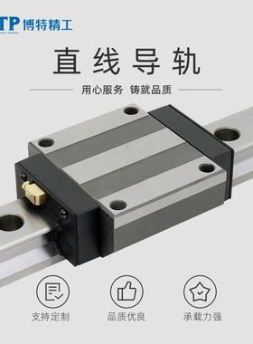 下锁式土木行业用线性导轨滑块LG25不锈钢玻璃机械直线导轨副