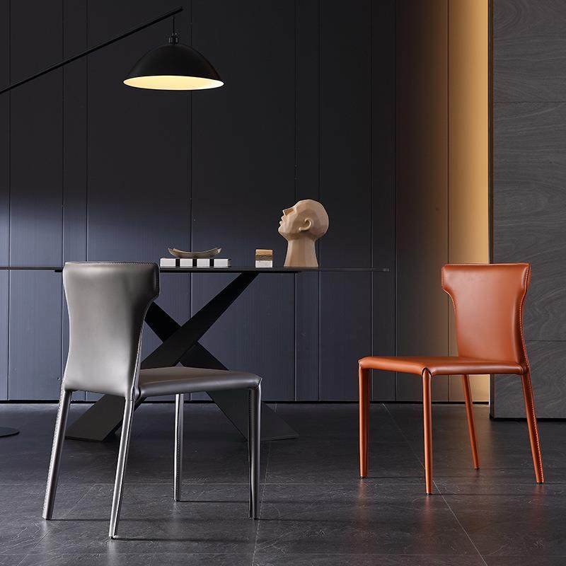 意式极简马鞍皮餐椅靠背皮坐椅设计师硬皮凳子餐厅吃饭北欧椅子,农机/农具/农膜,其它农用工具,淘宝优惠券,粉丝福利购,淘宝优惠卷