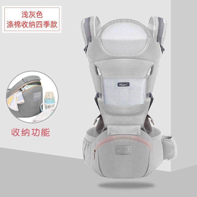腰凳背带短途遛娃多功能储物坐凳四季透气减震护腹腰凳抱娃神器