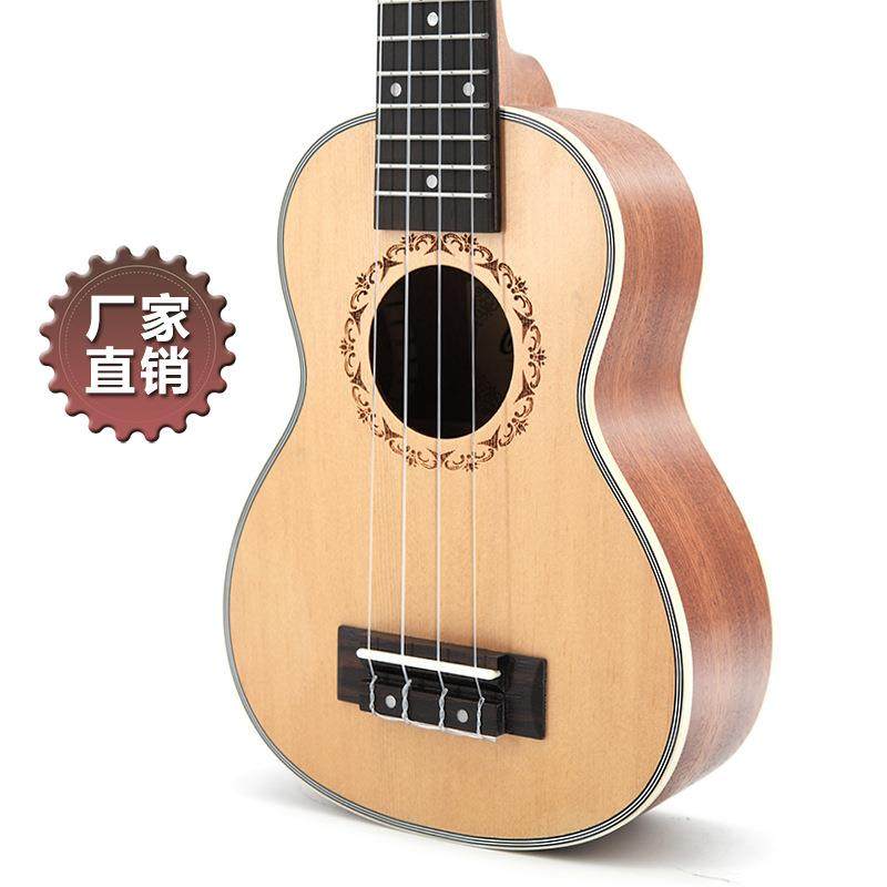 21寸英格曼云杉尤克里里ukulele乌克丽丽四弦琴小吉他供应