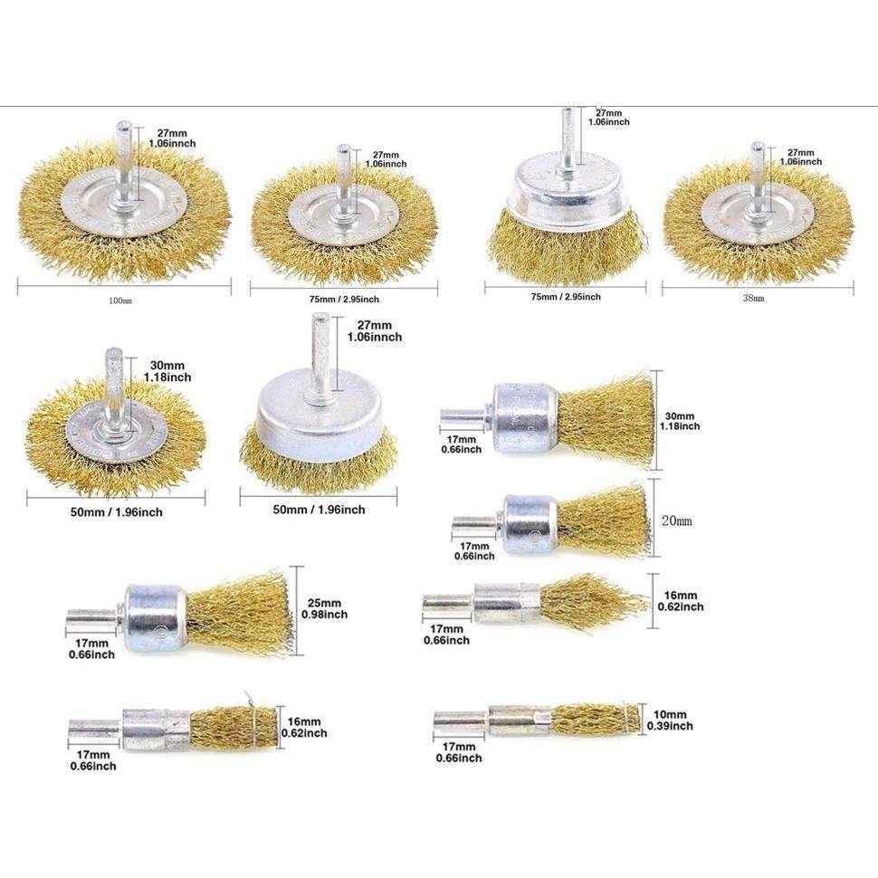 12PC刚升级刷清理除锈打磨刷金属模具抛光打磨头电磨雕刻配件,纺织面料/辅料/配套,纺织机械配件,淘宝优惠券,粉丝福利购,淘宝优惠卷