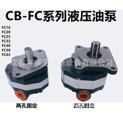 CB-FC25液压齿轮油泵吊车铲车装载机举升行走润滑高压油泵CBFC25L