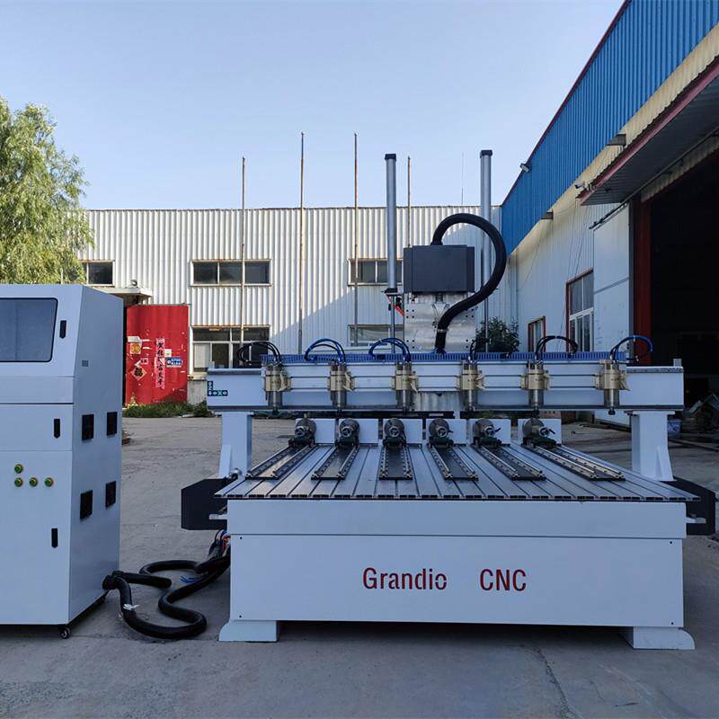 台式多头浮雕雕刻机圆雕立体四联动木石材圆柱金属工艺品摆件四轴