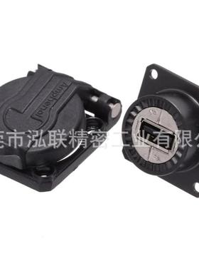 USBF21ZNSCC替代品USB连接器USBSqrFlngRcpt+CapFemaleUSB-