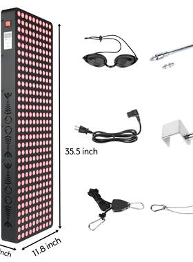 1500wled红外美容理疗灯双芯片660/850nmredlighttherapy