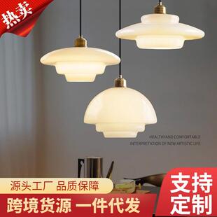 美式工业风玻璃单头床头吧台民宿前台小洋楼工作室卧室餐厅吊灯