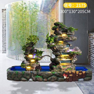 石喷泉VDL户外庭院水池景鱼造景大型假山雕水流钵大理石风水球摆