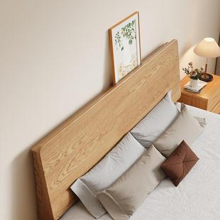 橡木实木人1米8家用床离地高床底可储物1床米2床单人ONG床1双.5米