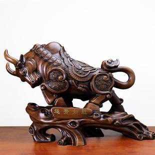 运店势如VQC虹摆件办公室装牛艺饰品大号生肖牛酒吧台摆设开业工