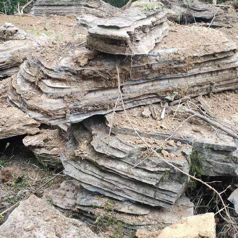 层石厂家灵璧千层石HAO假山石千大型园林景观千工程层石设天计然