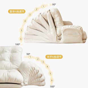 懒人沙发可可睡网红阳台休闲双人SOY躺贵榻妃躺椅卧室榻米折小叠