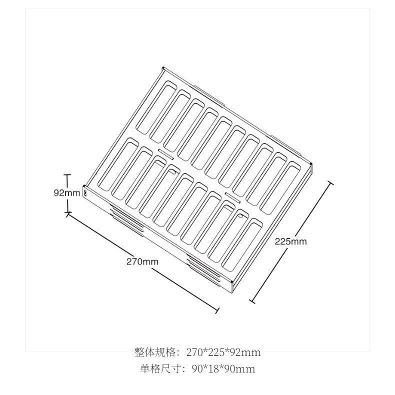透明手机收盒子多格公桌收GSE面纳配件睫毛收纳盒办会议放手机的