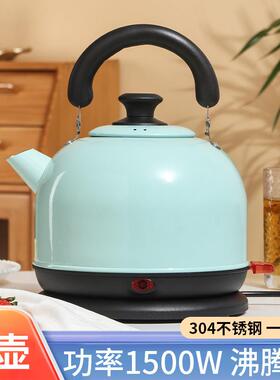 3自04不锈钢电热壶大容CWM量电水壶烧水壶茶壶动电断水分体家用防