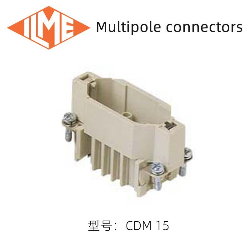 意大利ILE重载连接器矩形接插件5CD15CDM15/1DVM0A/20V插FM芯