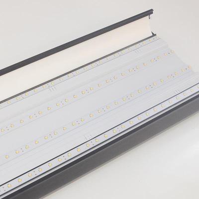 eld长条灯办公室吊线灯教条形灯健NMT身方通灯室餐房厅办公灯吊线