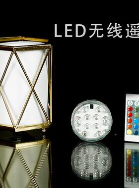 led酒台灯充电吧卧防水防FJO摔清点吧餐厅氛围七彩变色餐灯室小夜