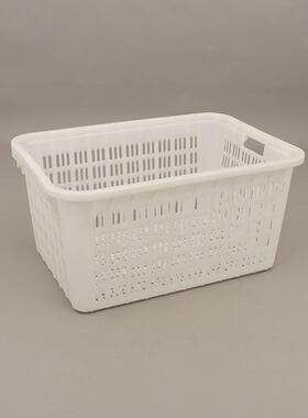 TTV8厂转家塑料周箩30塑料箩筐服装筐蓝色胶箩可套塑料胶框