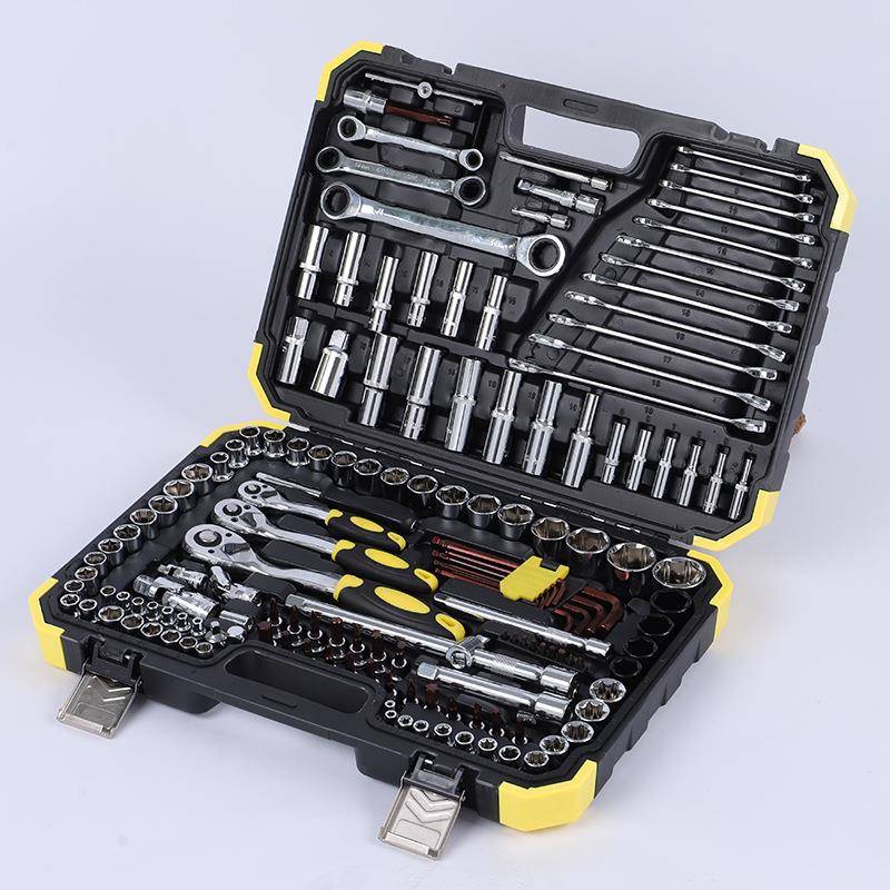 汽车维修车具22160套筒151件装扳手套汽装工箱工机修工具具修工具套装