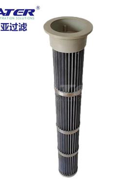 卅KWF尘亚过滤酯长纤维覆膜滤聚筒米工业钢厂3.7除长滤筒