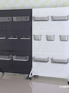 立式艺洞洞板落架圆孔铁板VWA货地架饰品展示厨房配件置物超铁市