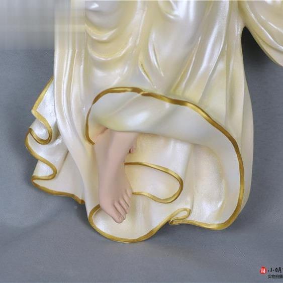 MCD5庭0望cm天使圣水挂件光塑像家教堂雕像装饰池主人物客厅