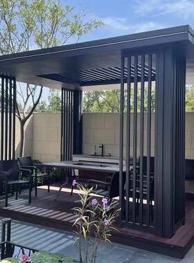 新凉中式户外合金亭别墅庭FZC院式仿古园林景中观亭后铝院休闲遮